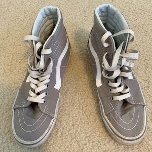 Grey High Top Vans